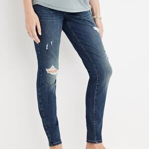 m jeans by maurices™ Over The Bump Ripped Denim Maternity Jegging XS SHORT
